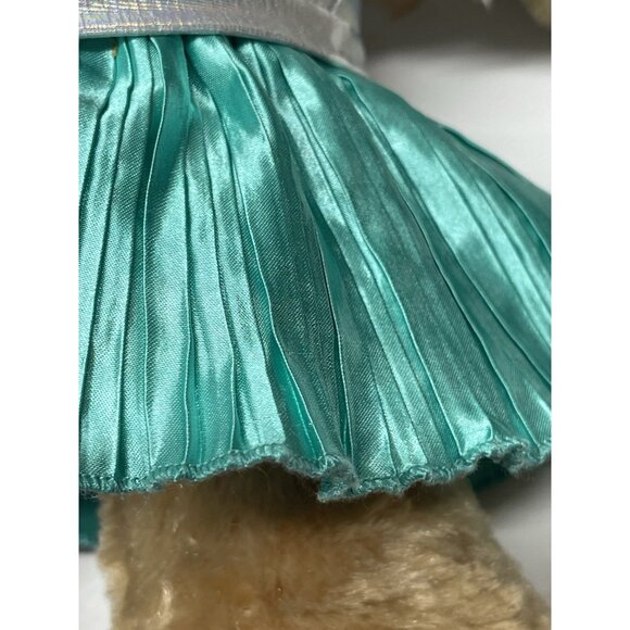 Build A Bear Pawlette Bunny Rabbit Tan Pink Plush In Outfit  Stuffed Easter Doll - Picture 13 of 14